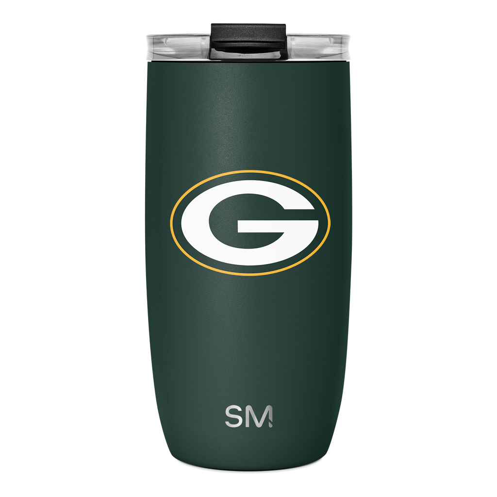 NFL Voyager Tumbler with Clear Flip Lid & Straw