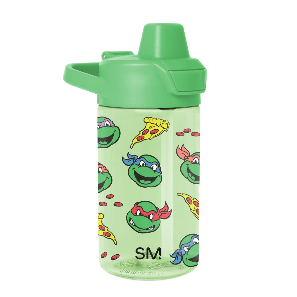 Summit Kids Plastic Water Bottle with Simple Flip Straw Lid